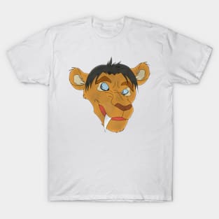 Anthro lion face T-Shirt